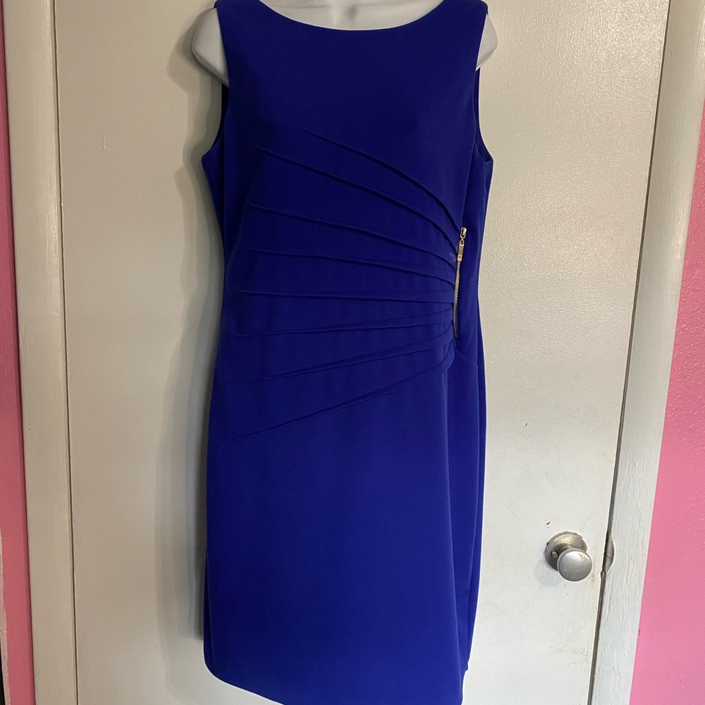 Ivanka Trump Navy Blue Sheath Women’s Dress Size 12
